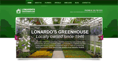 Desktop Screenshot of lonardosgreenhouse.com